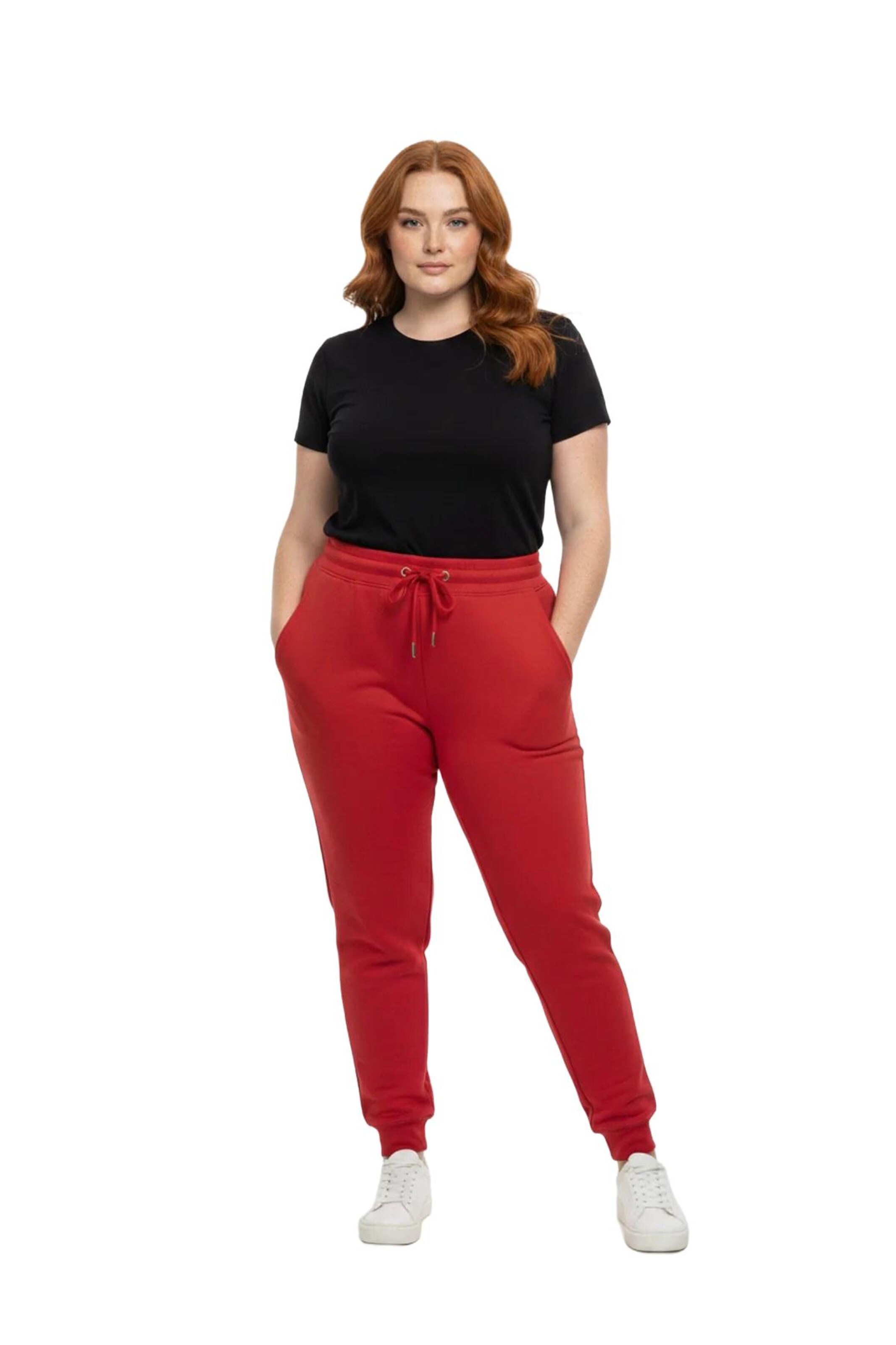 Shape Of You Tapered Hose in Rot