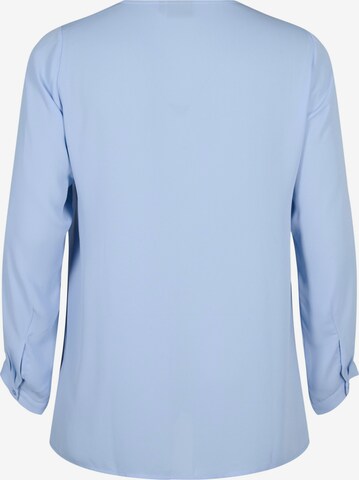 Zizzi Blouse 'Seli' in Blauw