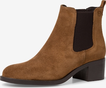 Chelsea Boots Tamaris en marron : devant