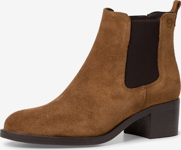 TAMARIS Chelsea Boots in Braun: predná strana