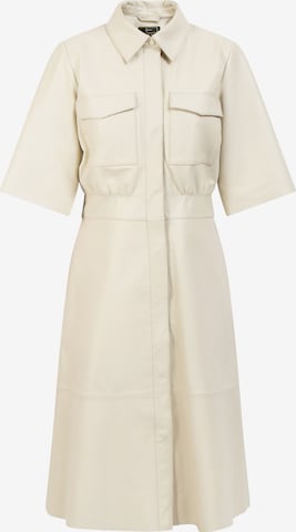 faina Shirt dress in Beige: front