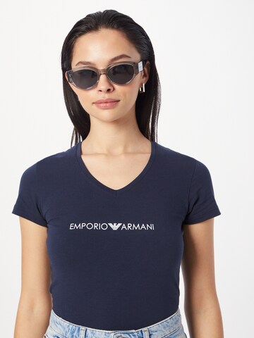 Emporio Armani - Camiseta en azul