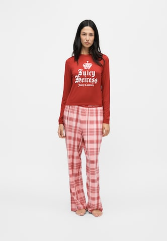 Pijama 'HEIRESS' de la Juicy Couture pe roșu: față