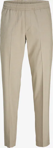 smėlio JACK & JONES Standartinis Kelnės su kantu 'JPSTKane Edwin': priekis