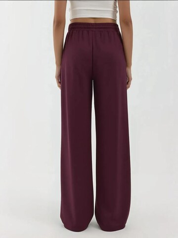 Hiccup Wide leg Workout Pants 'Jogginghose' in Red