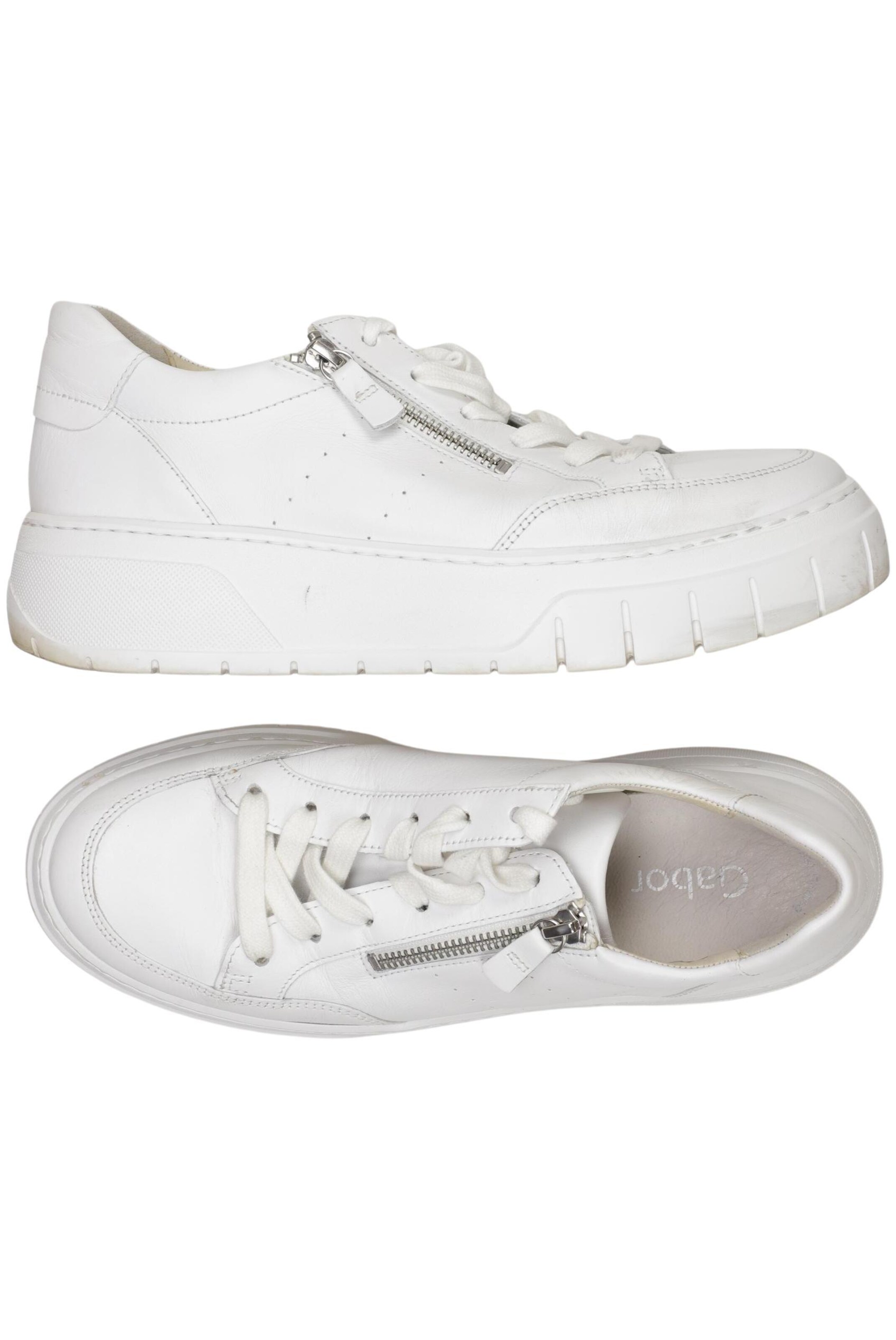 GABOR Sneaker 40,5 in Weiß: Vorderseite