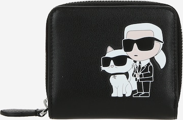 Karl Lagerfeld Tegnebog 'Ikonik 2.0' i sort: forside