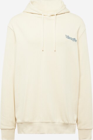 Sweat-shirt WRANGLER en beige : devant