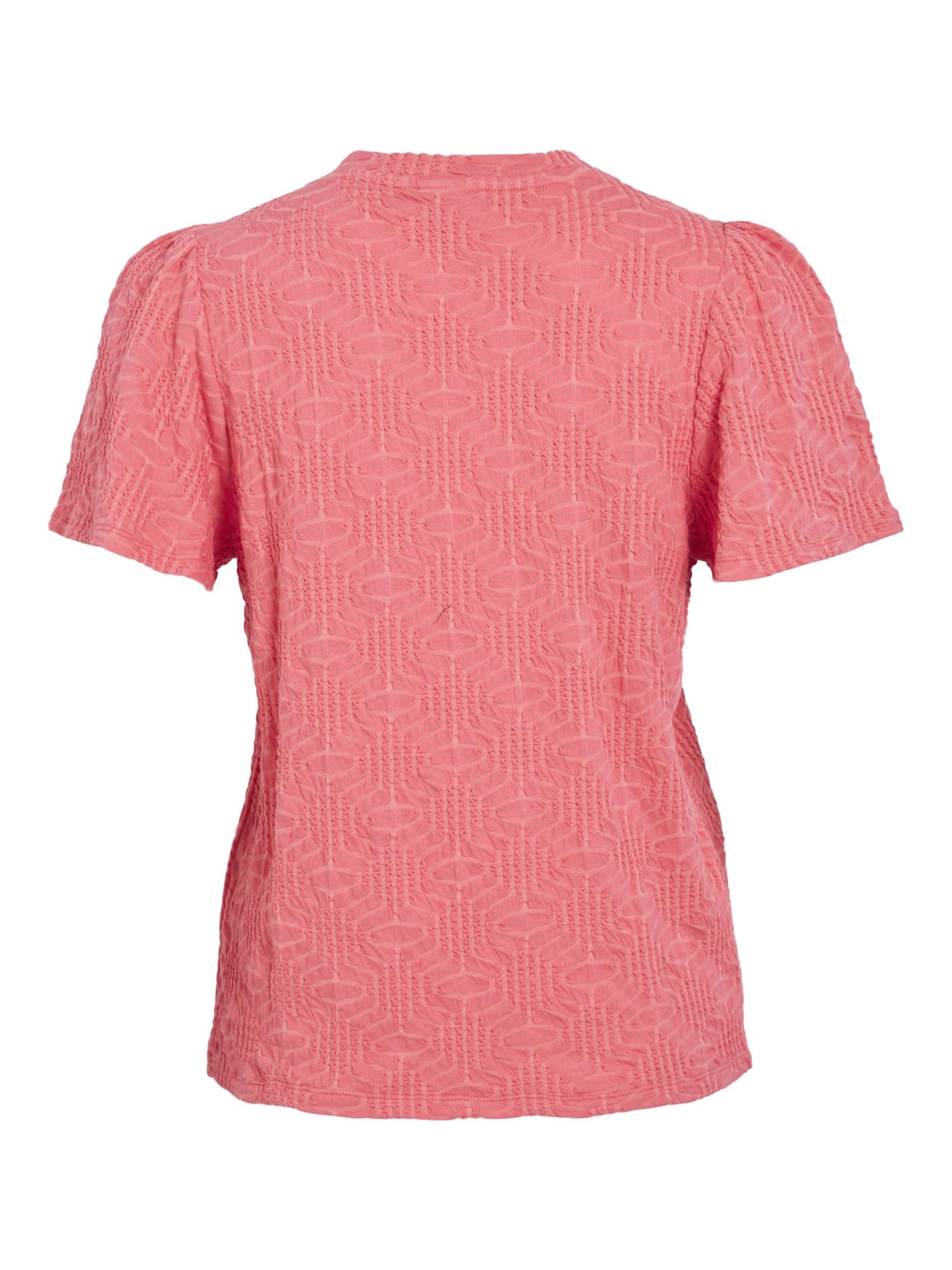 VILA - Camiseta en rosa