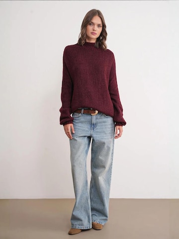 MixRay Sweter 'Pullover' w kolorze czerwony