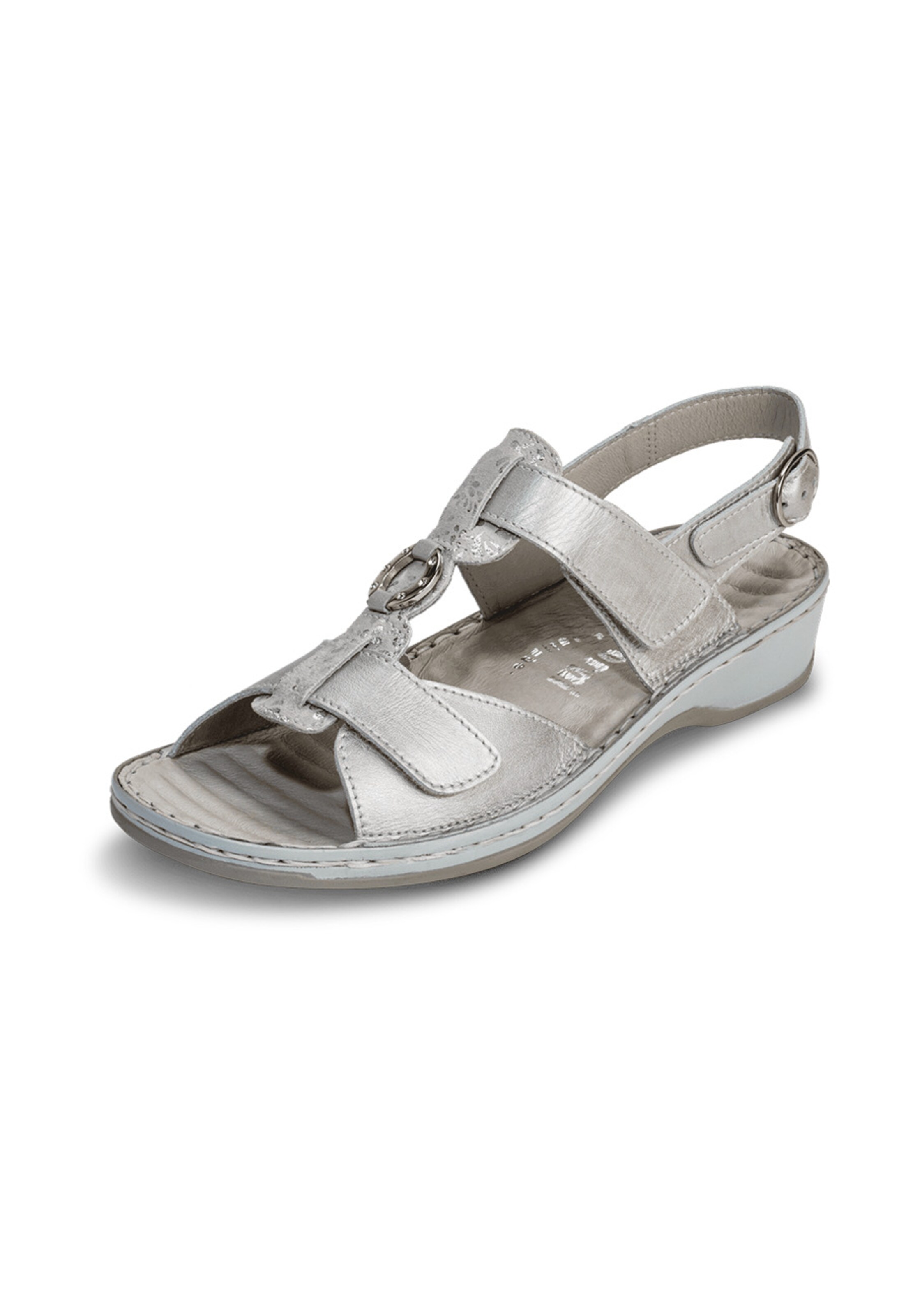 VITAFORM Sandal in Silver: front