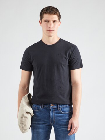 HOLLISTER Футболка в Черный: спереди