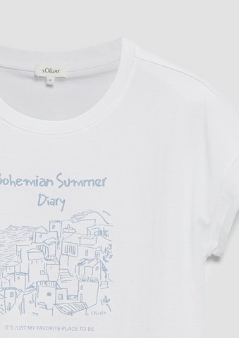T-shirt s.Oliver en blanc