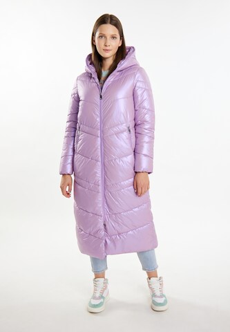 Manteau d’hiver MYMO en violet : devant