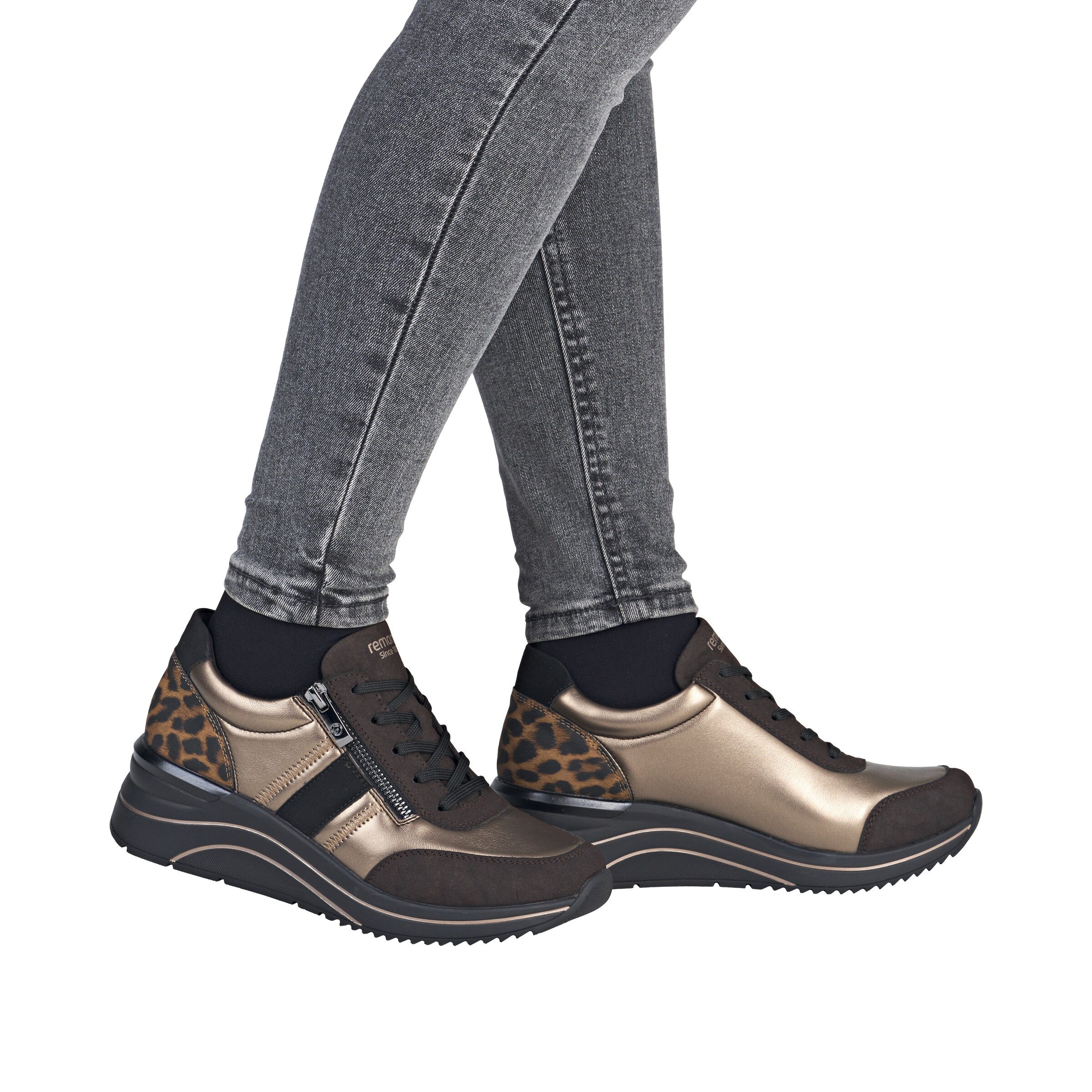 Baskets basses REMONTE en marron