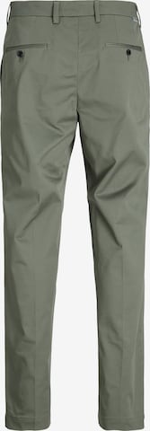 JACK & JONES Regular Pleated Pants 'Kane Otis' in Green