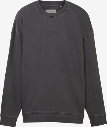 TOM TAILOR DENIM Sweatshirt in Grau: predná strana