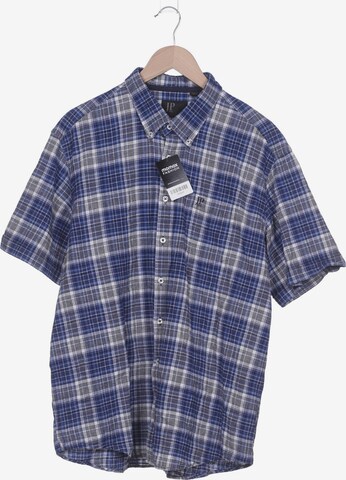 JP1880 Button Up Shirt in XXXL in Blue: front