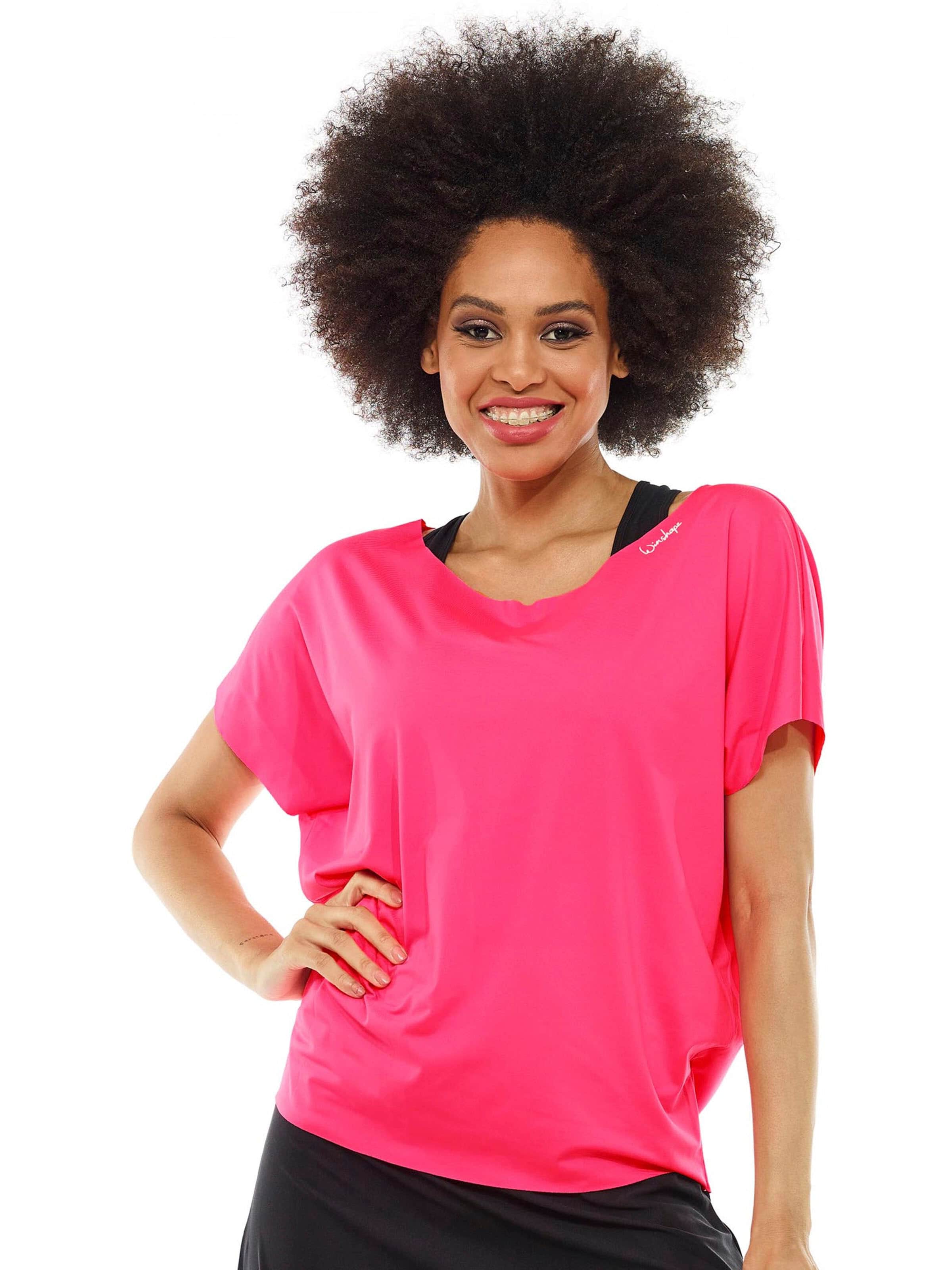 Winshape Λειτουργικό μπλουζάκι 'DT101' σε ροζ: μπροστά