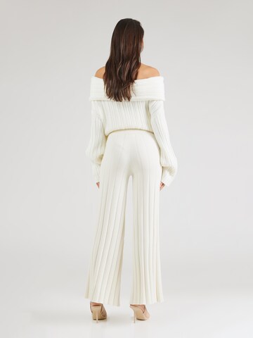 millane - Pierna ancha Pantalón en blanco