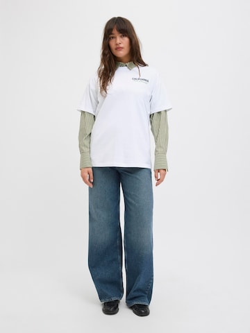 T-shirt 'JXZOEY' JJXX en blanc : devant