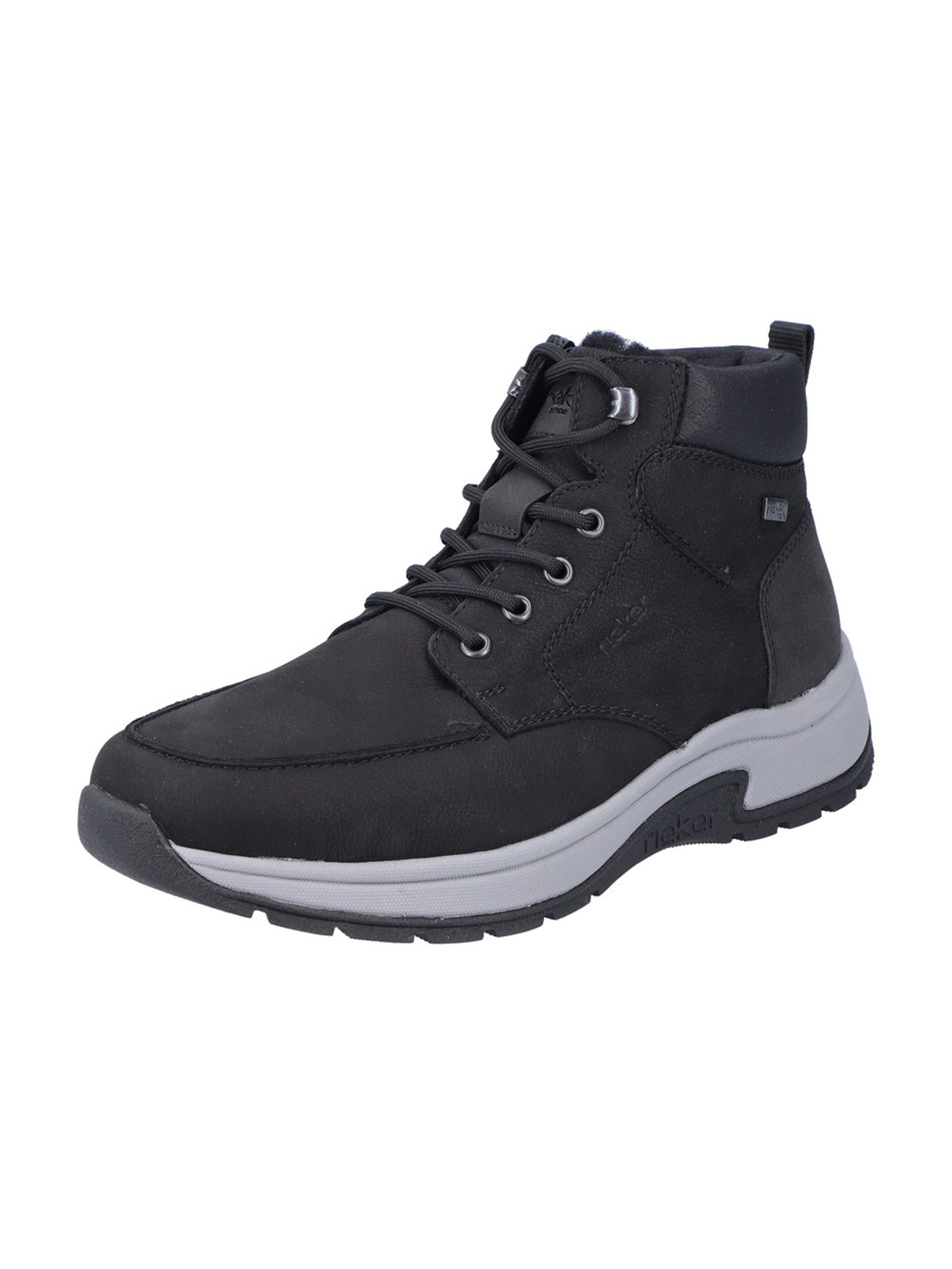 Bottines à lacets Rieker en noir : devant