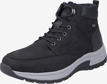 Rieker Schnürboots in Schwarz: Vorderseite