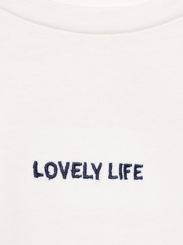 MANGO KIDS Topp 'LOVELY' i vit