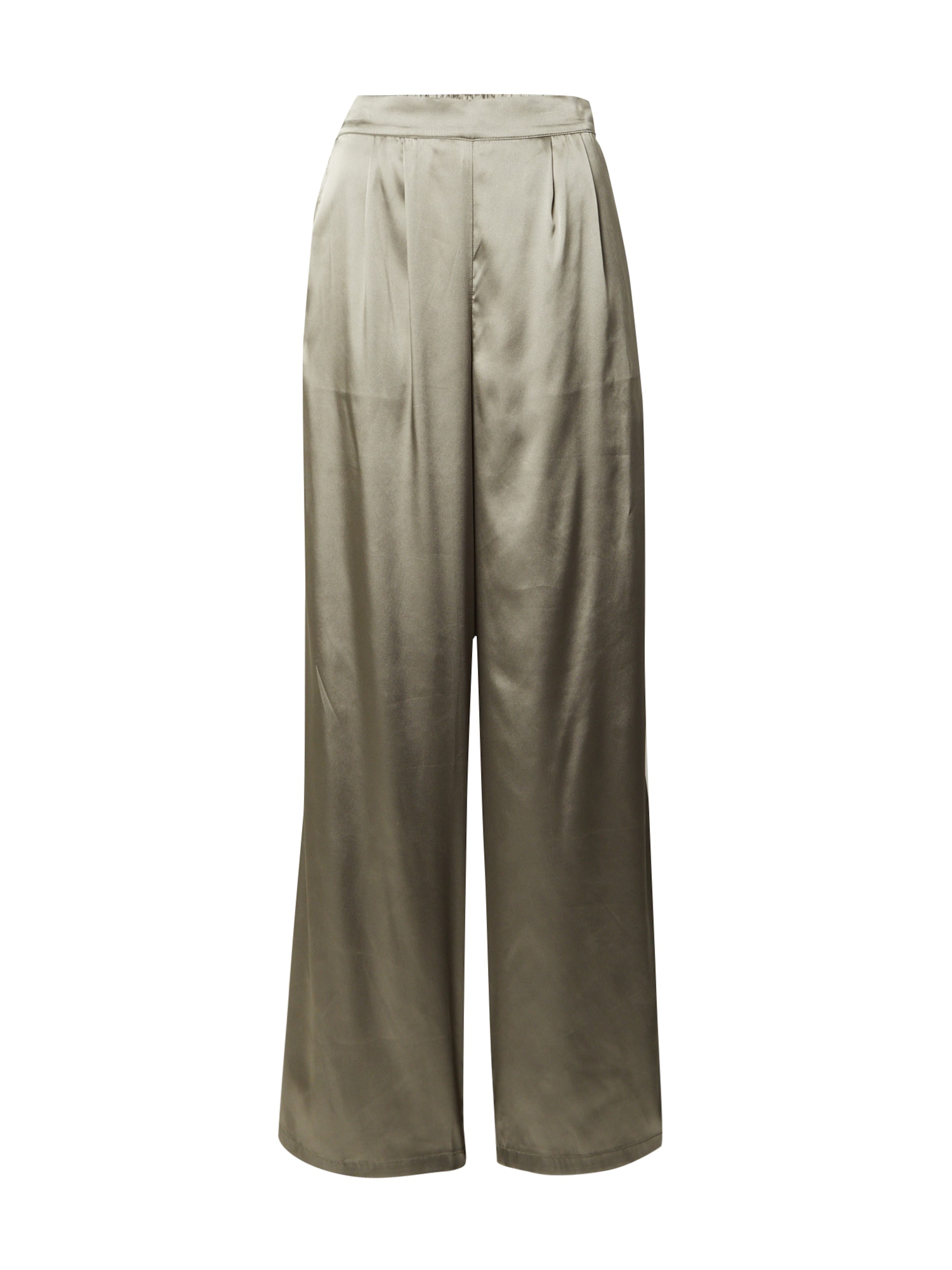 Guido Maria Kretschmer Women Zvonové kalhoty Kalhoty se sklady v pase 'Isa' – zelená: přední strana