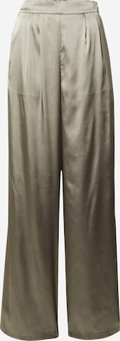 Guido Maria Kretschmer Women - Pierna ancha Pantalón plisado 'Isa' en verde: frente