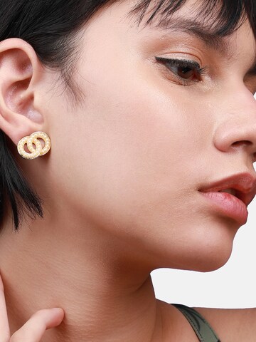 SOHI Earrings ' Mora ' in Gold: front