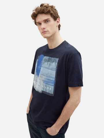 TOM TAILOR T-Shirt in Blau