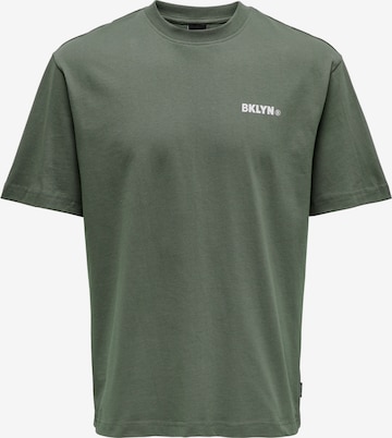 Only & Sons Shirt 'Fred' in Green: front