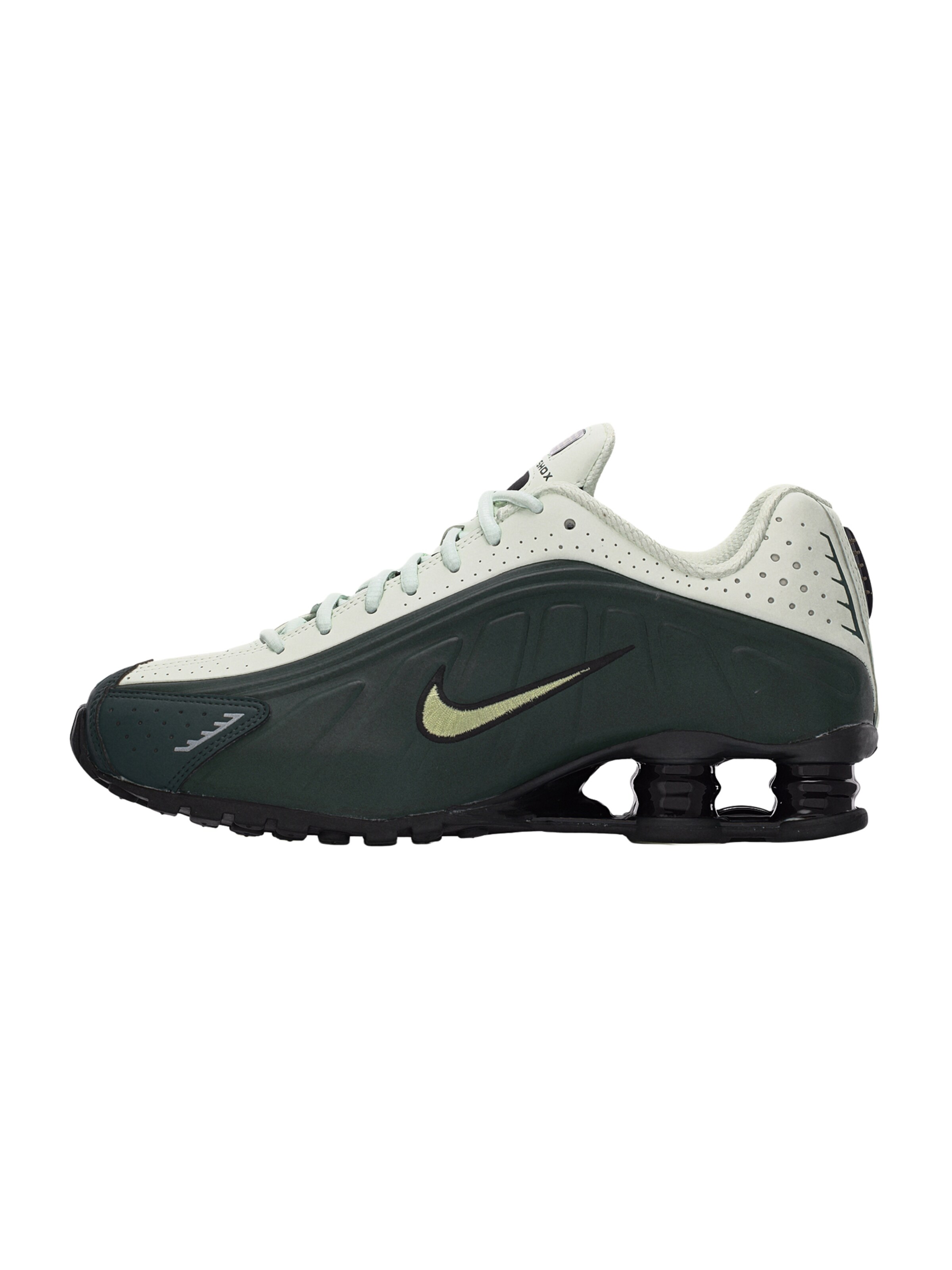 Nike Sportswear Sneakers laag 'SHOX R4' in Zwart: voorkant