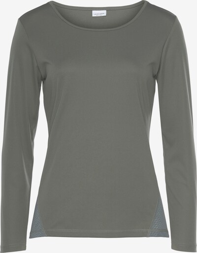 LASCANA ACTIVE Toiminnallinen paita värissä harmaa / mudanvärinen / valkoinen, Tuotenäkymä