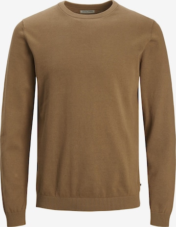 Pull-over JACK & JONES en marron : devant