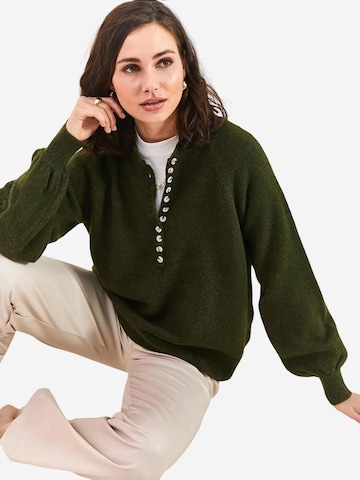 Pull-over Bianco Lucci en vert