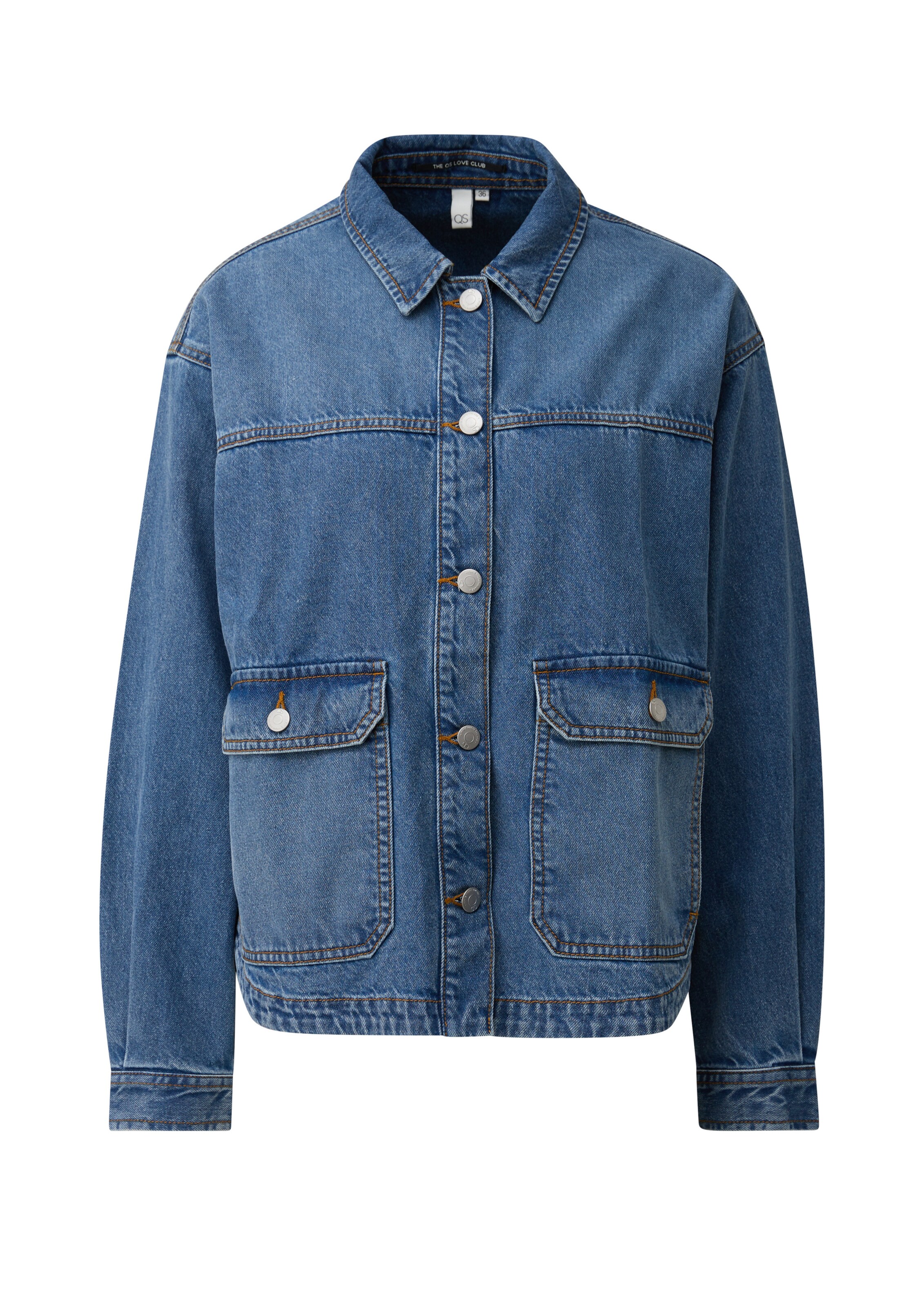 QS Tussenjas in Blauw: voorkant