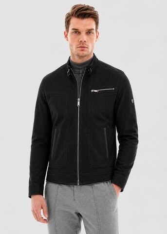 PIERRE CARDIN Freizeitjacke in Schwarz: Vorderseite