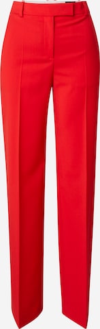 Largi Pantaloni cu dungă 'Tilda2' de la BOSS pe roșu: față