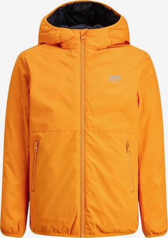 Jack & Jones Junior Winter Jacket in Orange: front