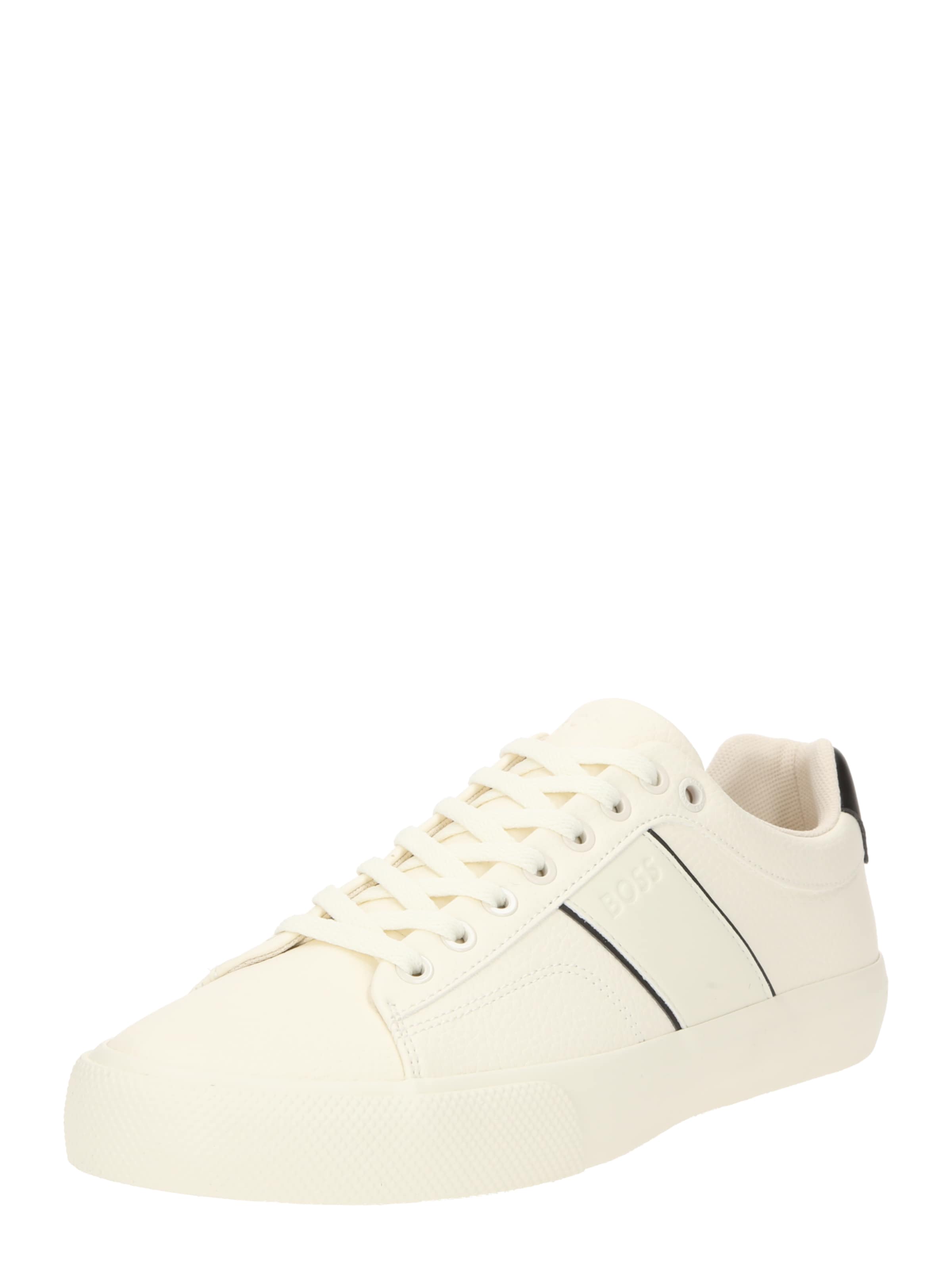 BOSS Låg sneaker 'Aiden Tenn' i vit: framsida