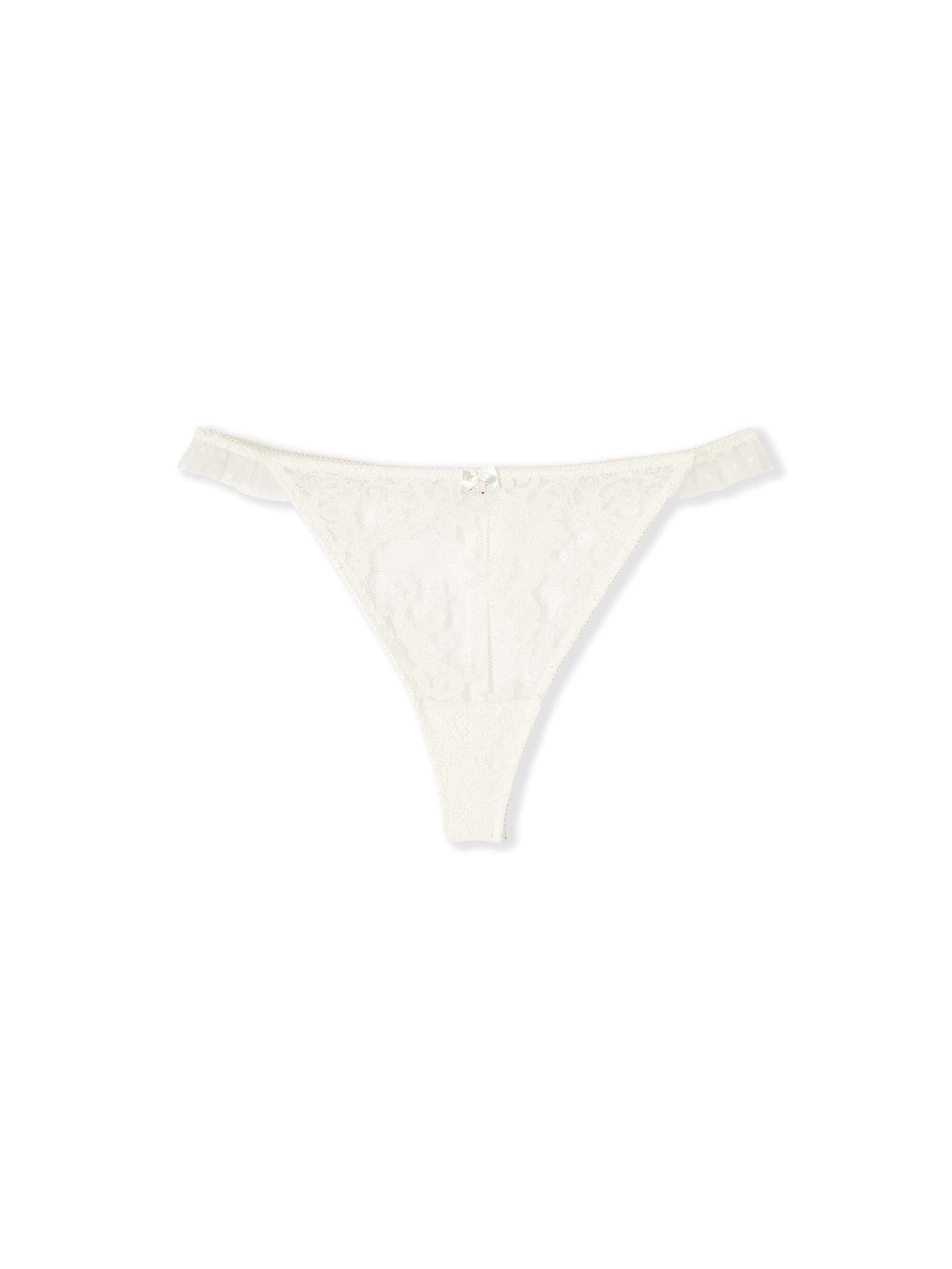 ETAM String 'Infini' in Beige: voorkant