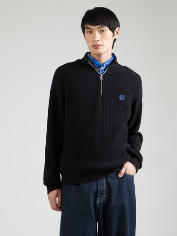 HUGO Pullover 'Selioh' in Schwarz: Vorderseite