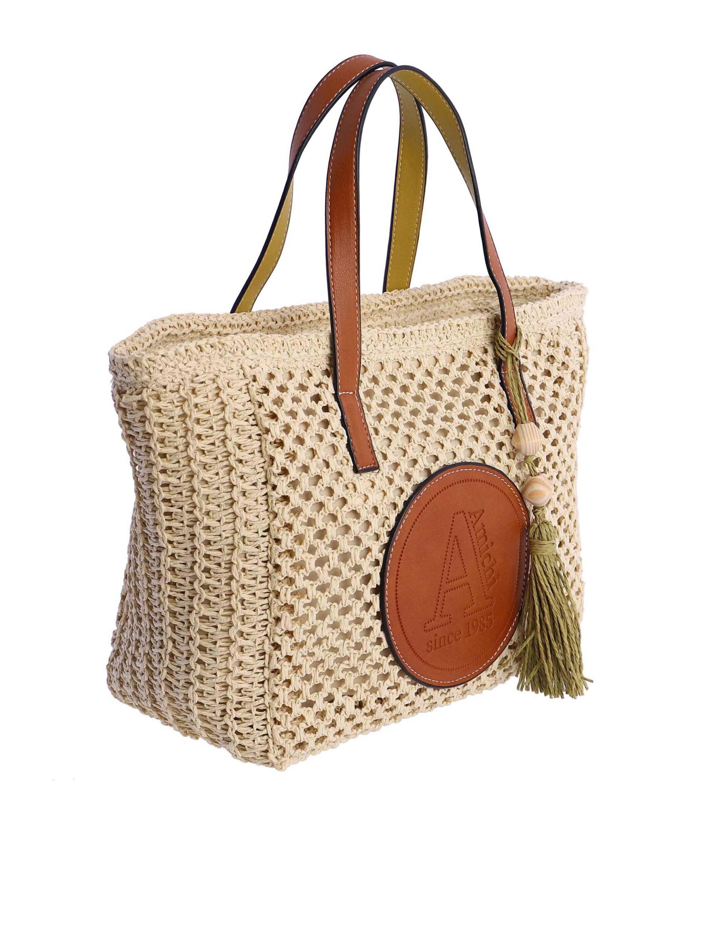 Amichi - Bolso de mano 'Aruba' en beige
