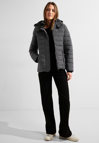 CECIL Winter Jacket 'Melange' in Grey