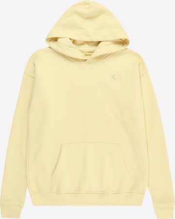 Abercrombie & Fitch Sweatshirt 'ESSENTIAL' in Yellow: front