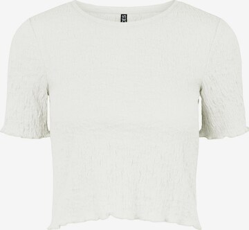 T-shirt 'Harlow' PIECES en blanc : devant