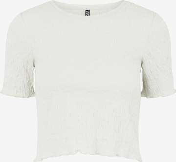 PIECES - Camiseta 'Harlow' en blanco: frente