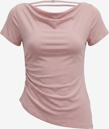 faina - Camiseta en rosa: frente
